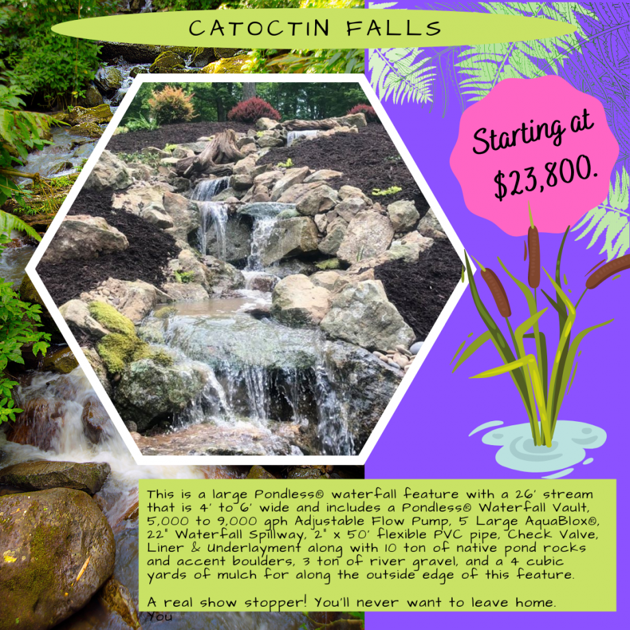 Kingdom Landscaping Pondless Waterfall Builder Catoctin Falls