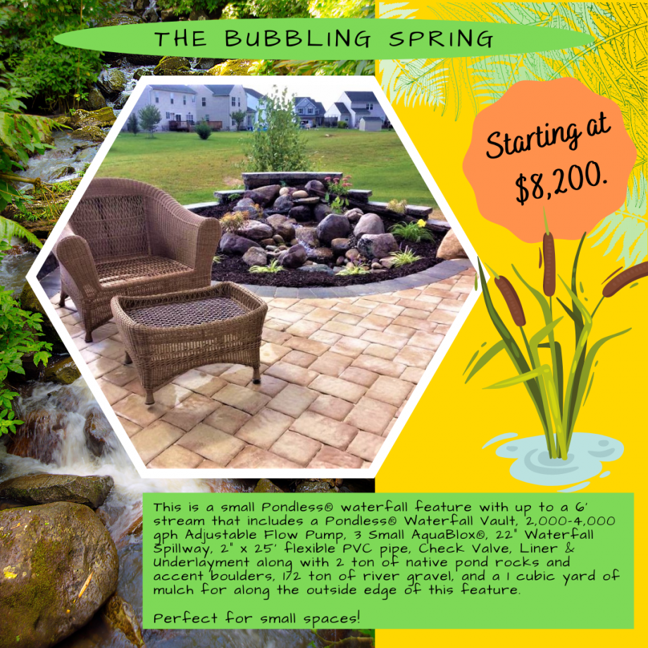 Kingdom Landscaping Aquascape Pondless Waterfall The Bubbling Spring